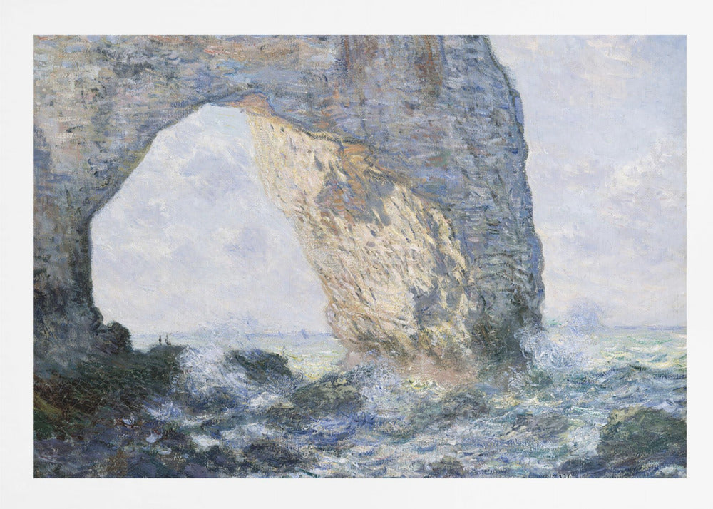 The Manneporte (Étretat) (1883) - Poster / Art Print
