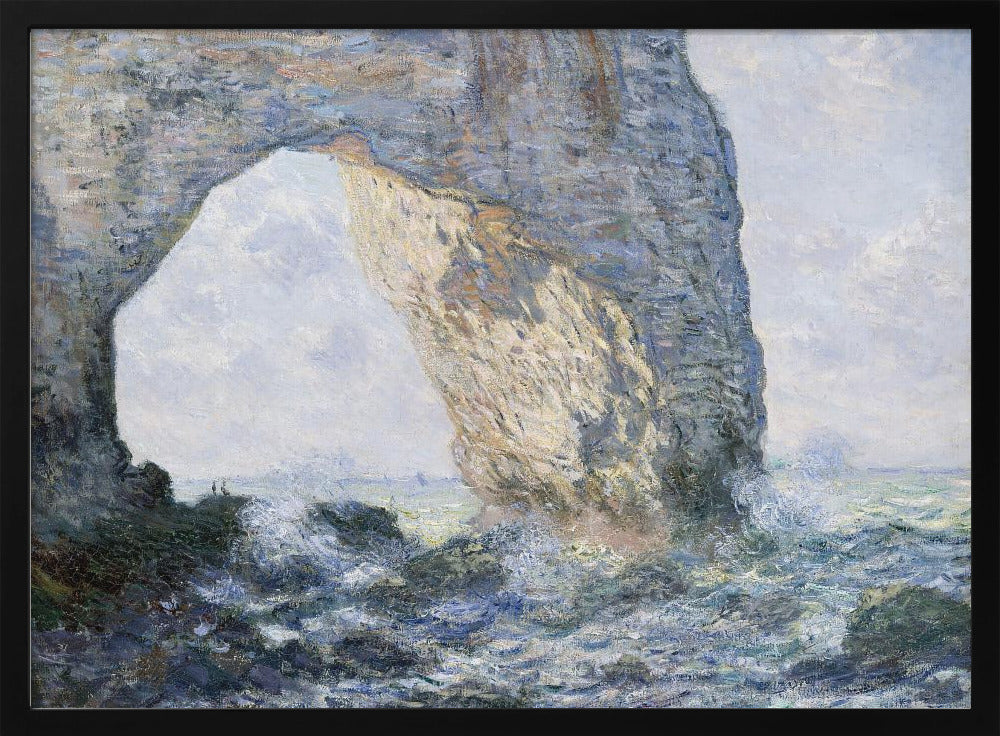 The Manneporte (Étretat) (1883) - Poster / Art Print