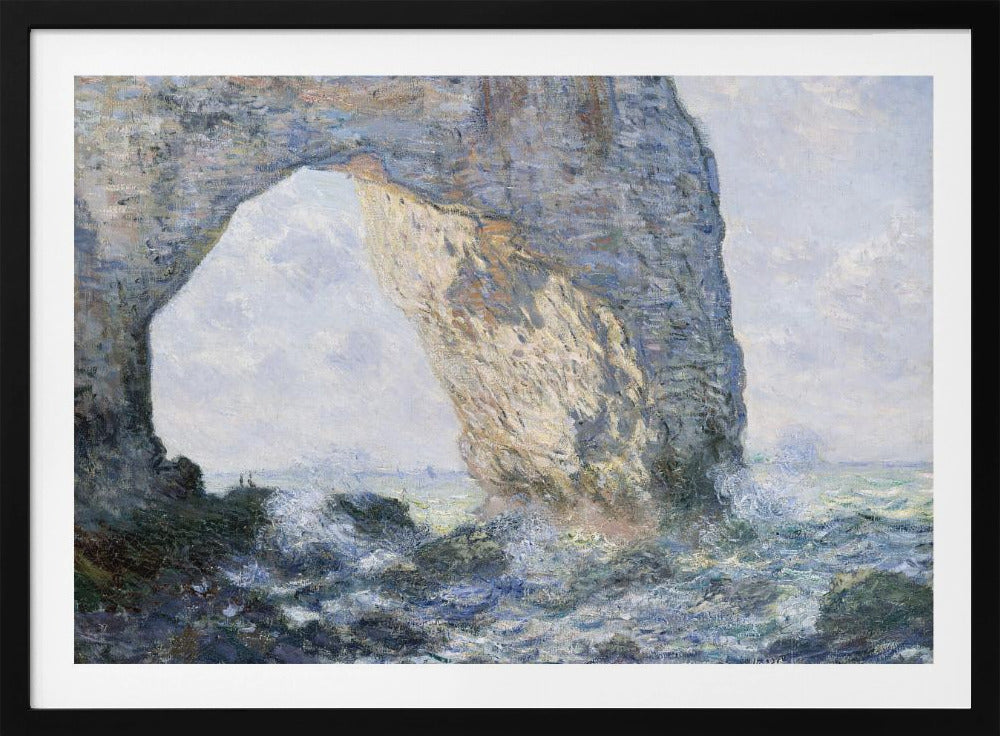 The Manneporte (Étretat) (1883) - Poster / Art Print