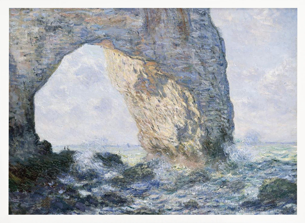 The Manneporte (Étretat) (1883) - Poster / Art Print