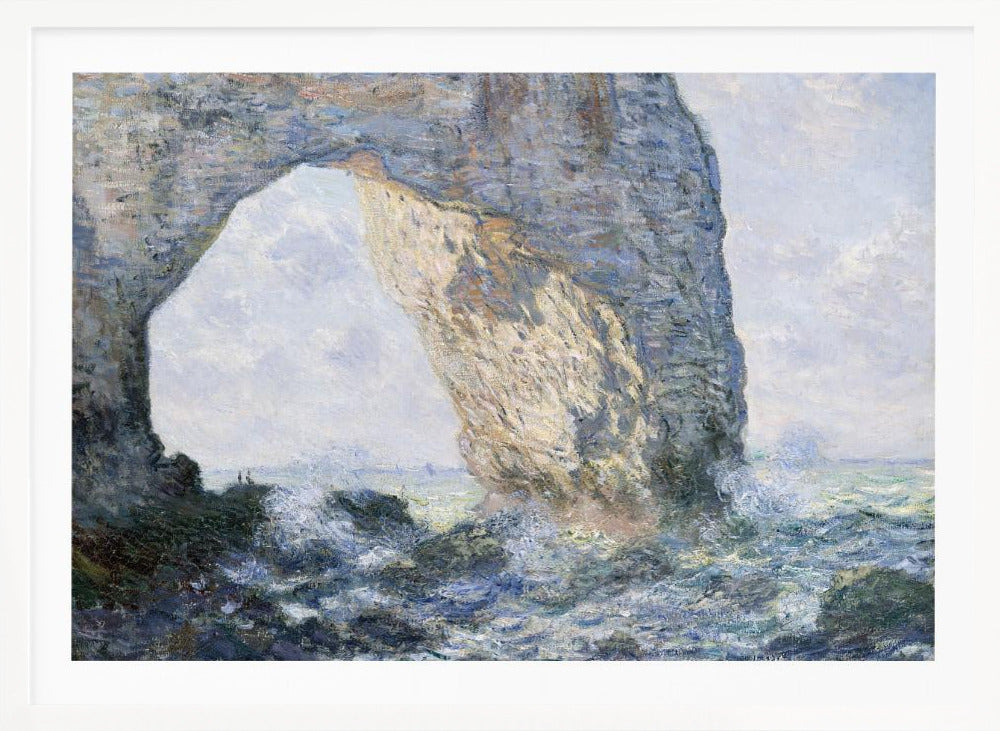 The Manneporte (Étretat) (1883) - Poster / Art Print