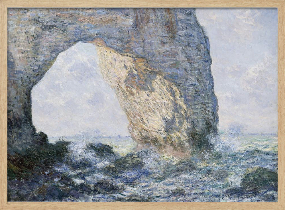 The Manneporte (Étretat) (1883) - Poster / Art Print