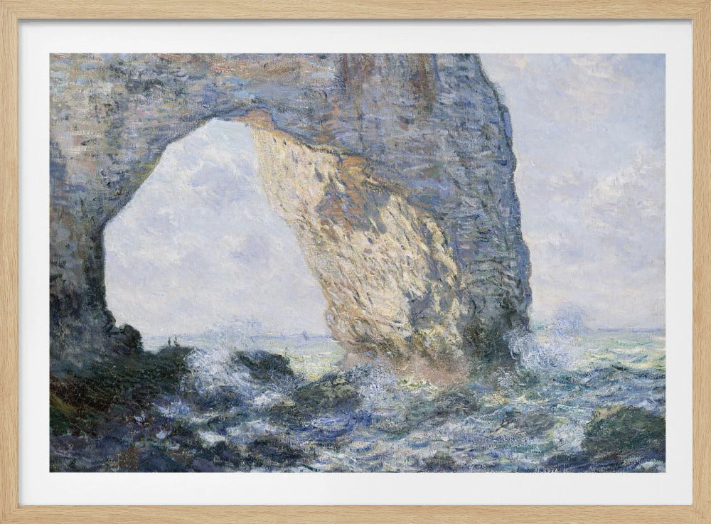 The Manneporte (Étretat) (1883) - Poster / Art Print