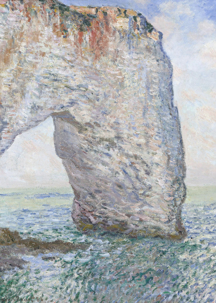 The Manneporte Near Étretat (1886) - Poster / Art Print