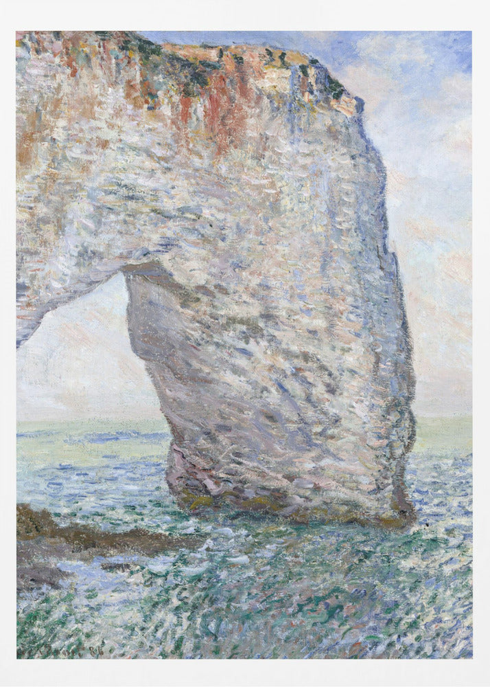 The Manneporte Near Étretat (1886) - Poster / Art Print