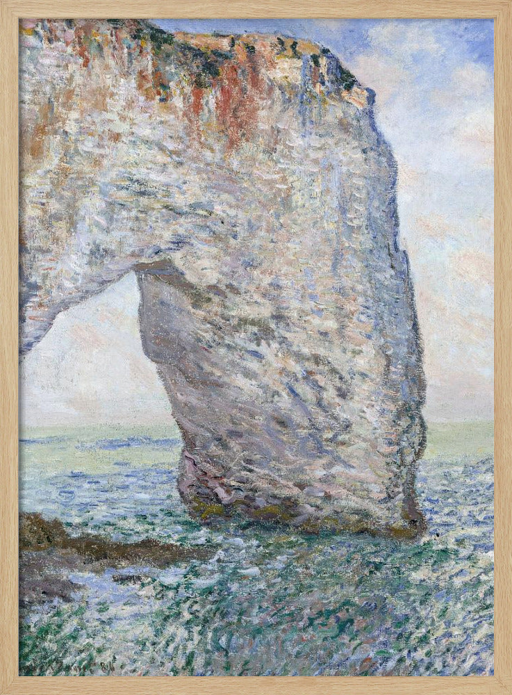 The Manneporte Near Étretat (1886) - Poster / Art Print