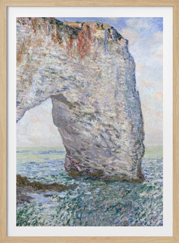 The Manneporte Near Étretat (1886) - Poster / Art Print