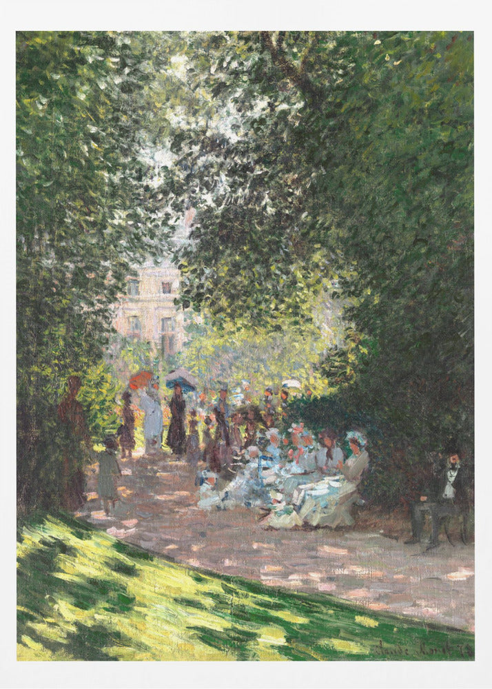 The Parc Monceau (1878) By Claude Monet - Poster / Art Print