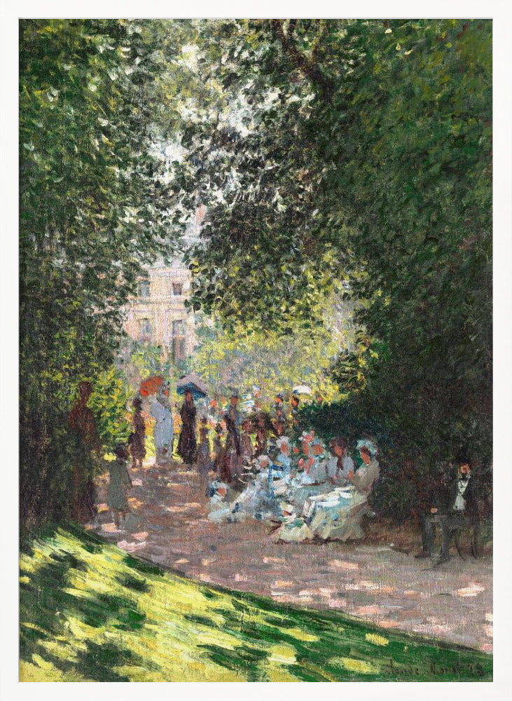 The Parc Monceau (1878) By Claude Monet - Poster / Art Print