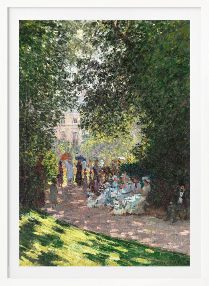 The Parc Monceau (1878) By Claude Monet - Poster / Art Print