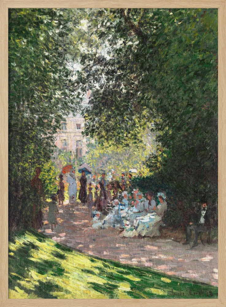 The Parc Monceau (1878) By Claude Monet - Poster / Art Print