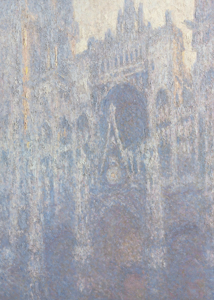 The Portal of Rouen Cathedral In Morning Light (1894) - Poster / Art Print