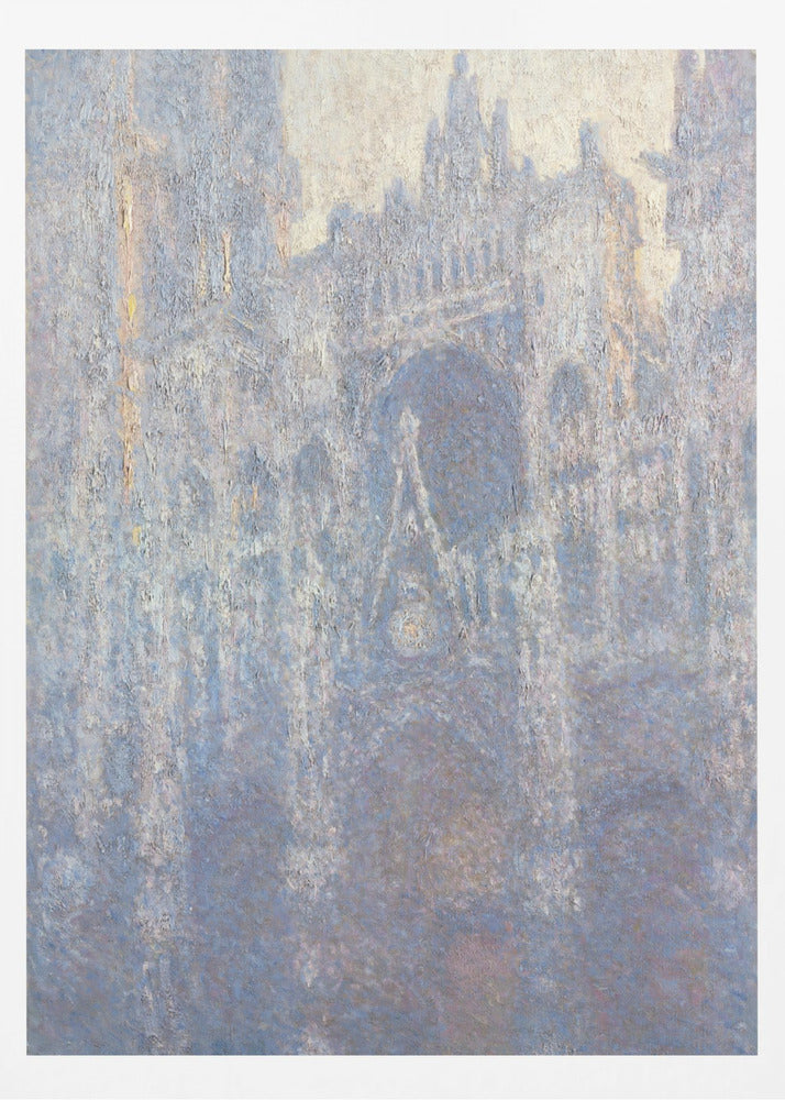 The Portal of Rouen Cathedral In Morning Light (1894) - Poster / Art Print