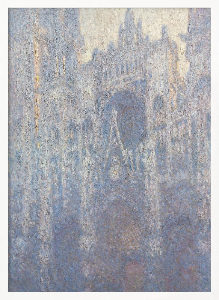 The Portal of Rouen Cathedral In Morning Light (1894) - Poster / Art Print