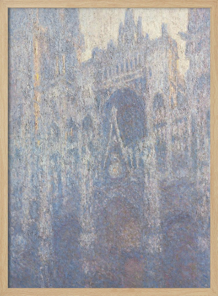 The Portal of Rouen Cathedral In Morning Light (1894) - Poster / Art Print