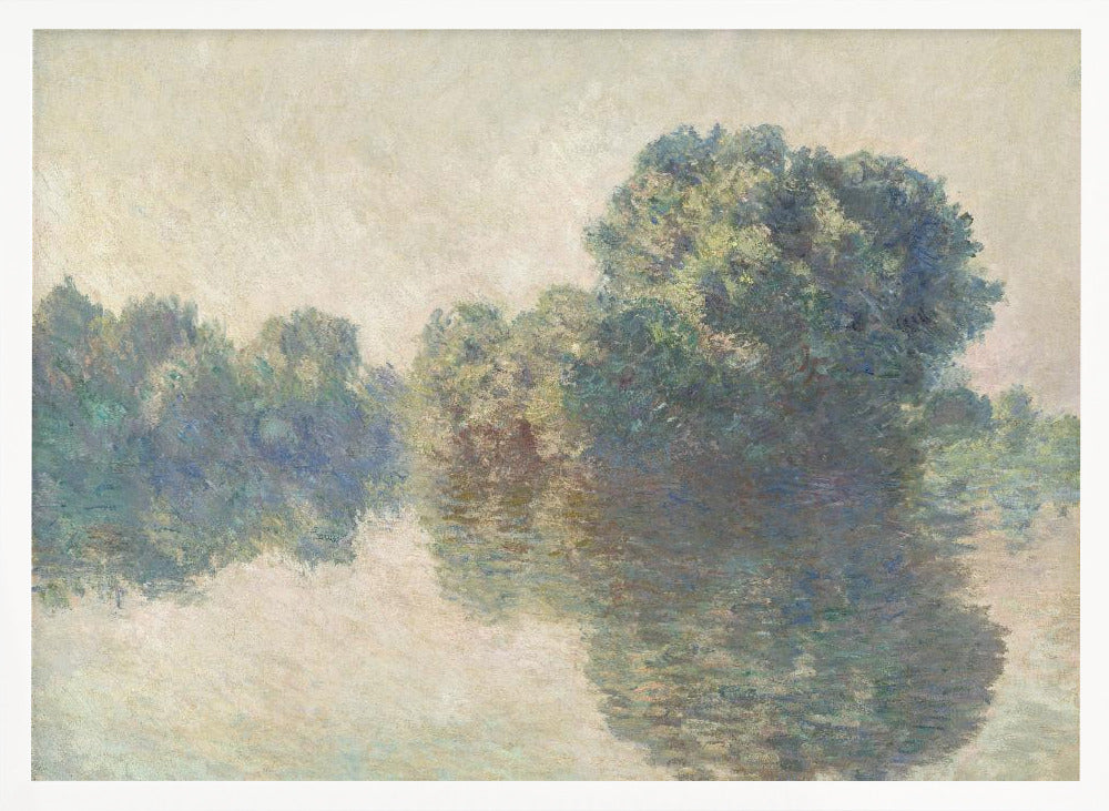 The Seine At Giverny (1897) - Poster / Art Print