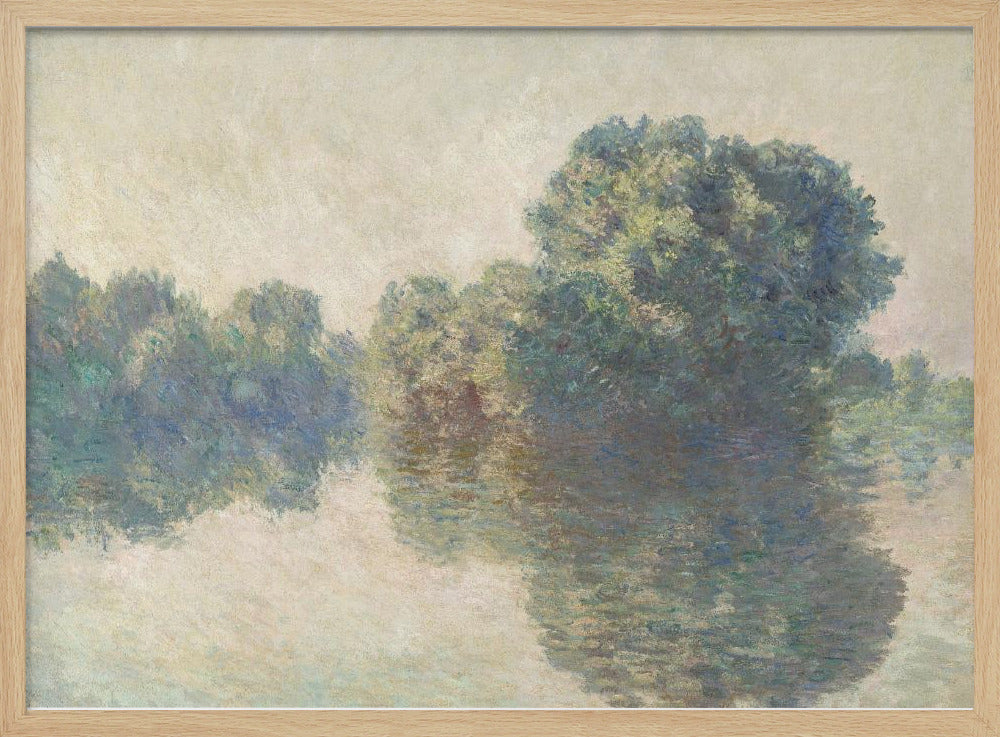 The Seine At Giverny (1897) - Poster / Art Print