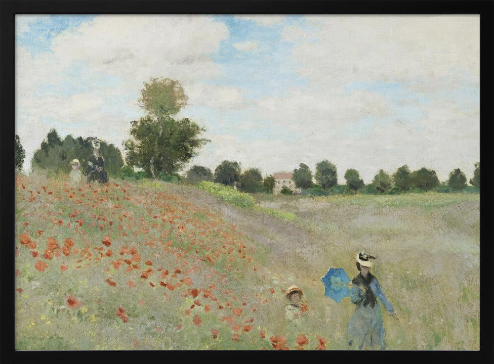 Poppy Field Near Argenteuil (1873) - Poster / Art Print