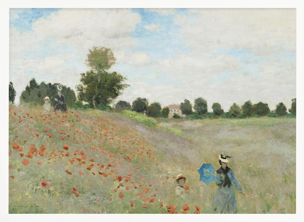 Poppy Field Near Argenteuil (1873) - Poster / Art Print