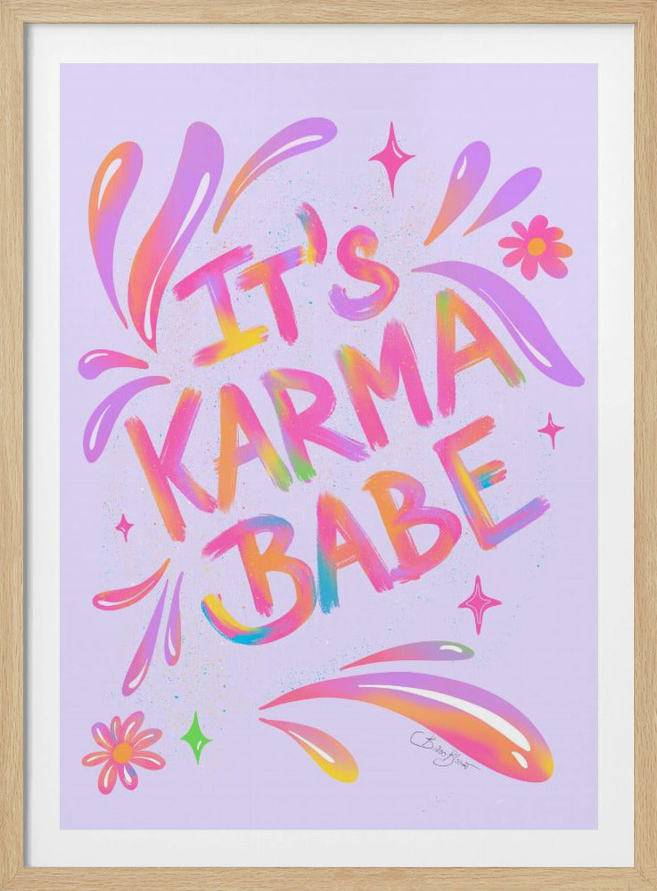Karma Babe - Poster / Art Print
