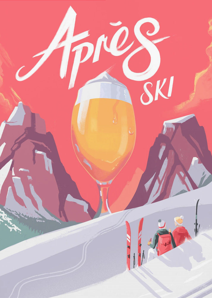 Apés Ski - Poster / Art Print