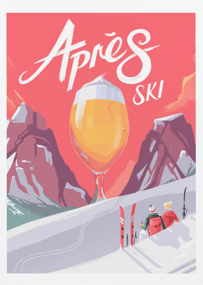 Apés Ski - Poster / Art Print