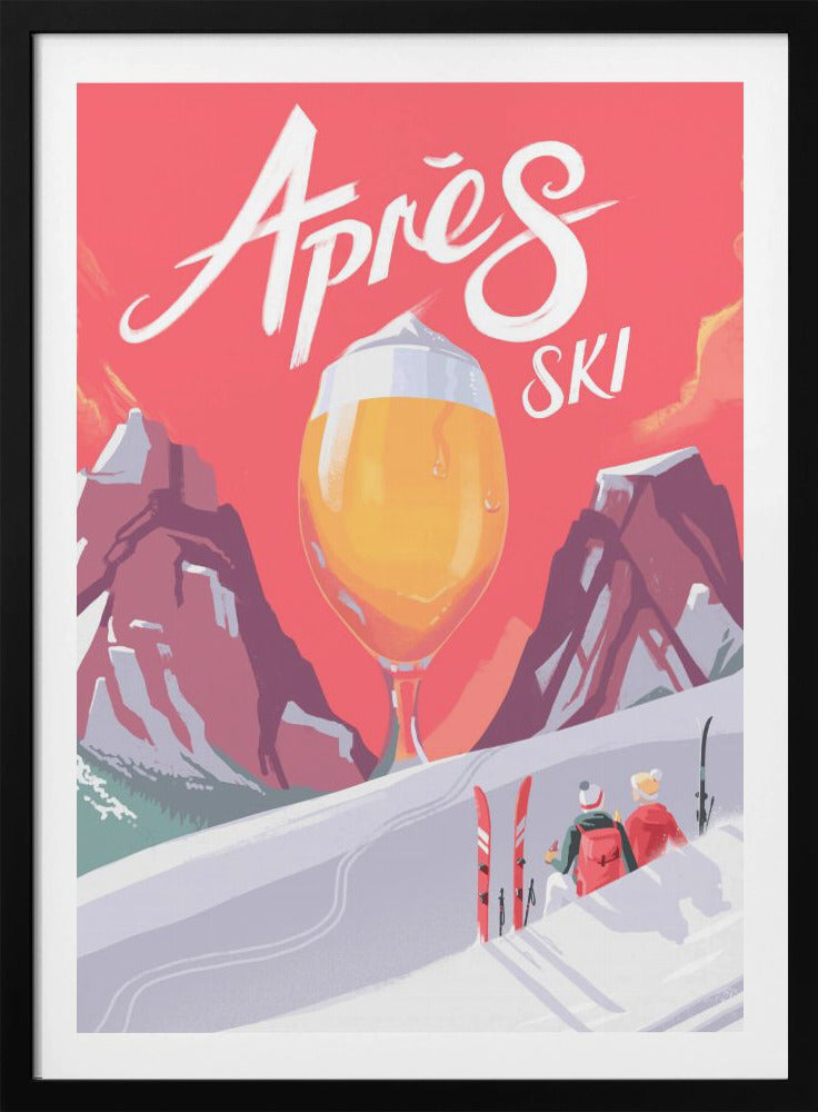 Apés Ski - Poster / Art Print