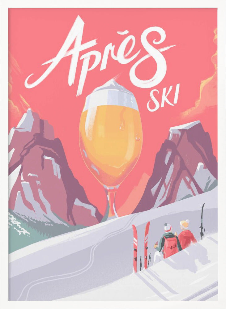Apés Ski - Poster / Art Print
