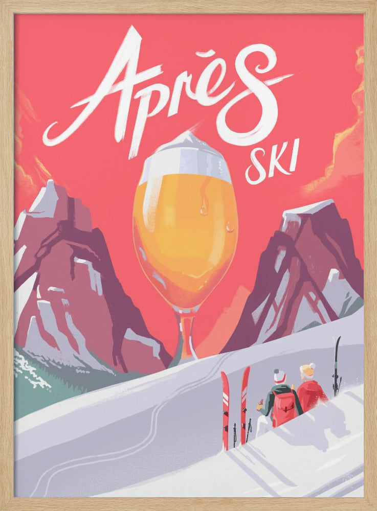 Apés Ski - Poster / Art Print