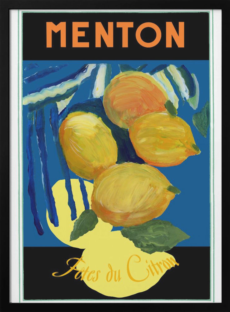 Lemons Menton Citrus Fruit Poster - Poster / Art Print