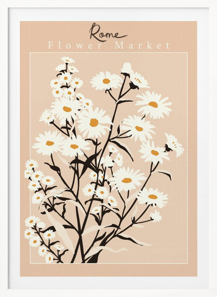 Flower Market Rome Aster - Poster / Art Print