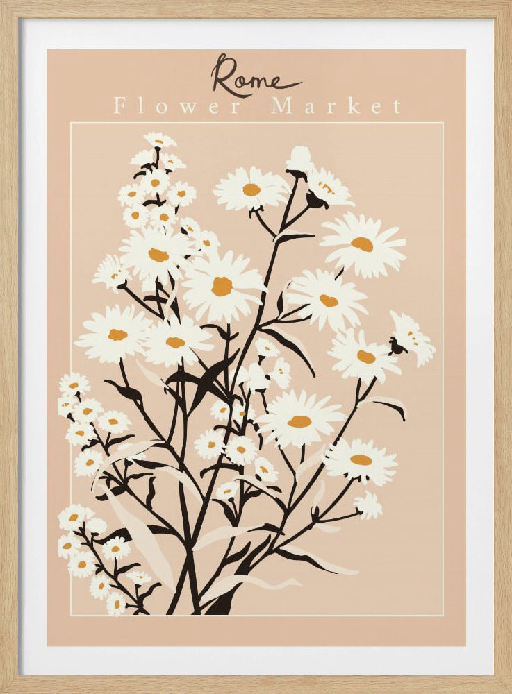 Flower Market Rome Aster - Poster / Art Print