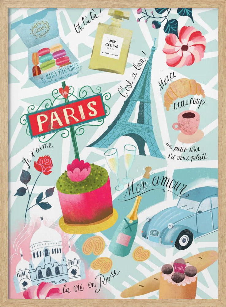 Paris Sucre Sacre Coeur - Poster / Art Print