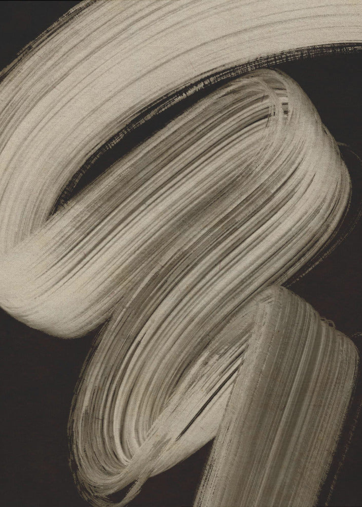 Beige strokes no 2 - Poster / Art Print