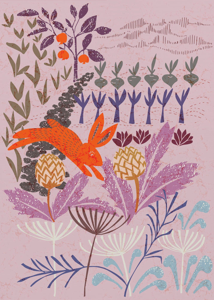 Artichoke thief at sunrise - Poster / Art Print
