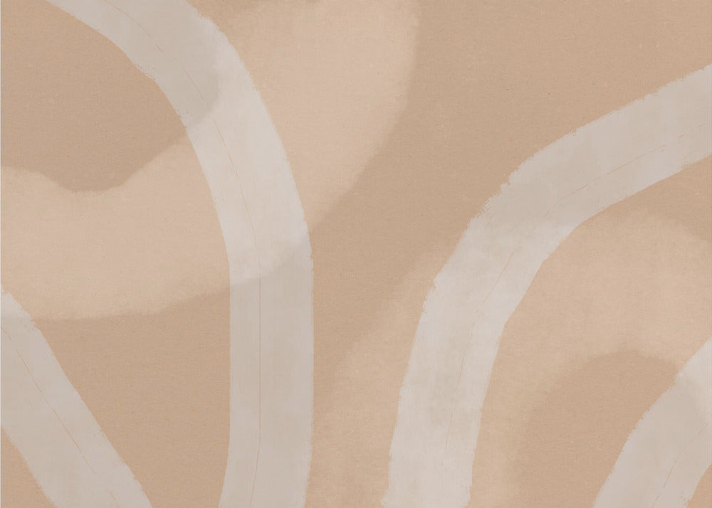 Neutral Abstract Watercolor. Minimalist In Pastel Colors No. 5 - Posters / Art Prints