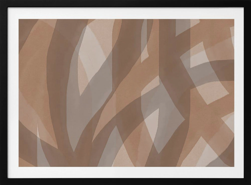 Neutral Abstract Watercolor In Nude and Pastel 5 - Poster / Art Print