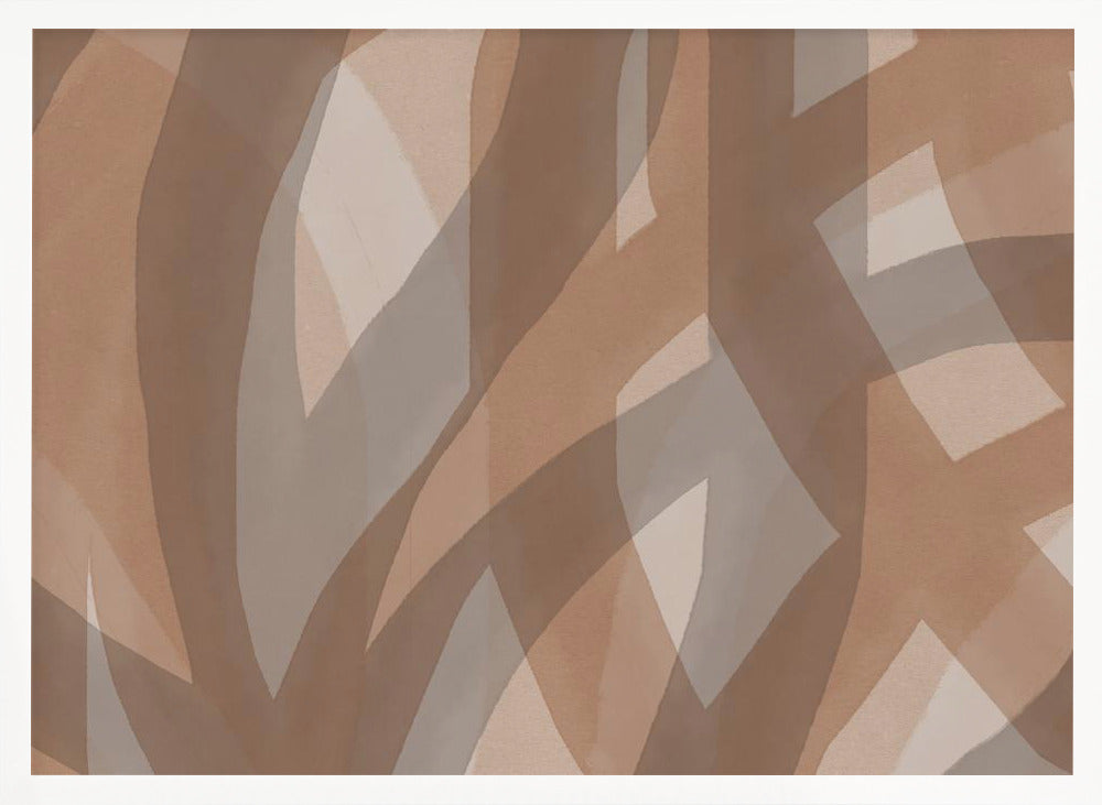 Neutral Abstract Watercolor In Nude and Pastel 5 - Poster / Art Print