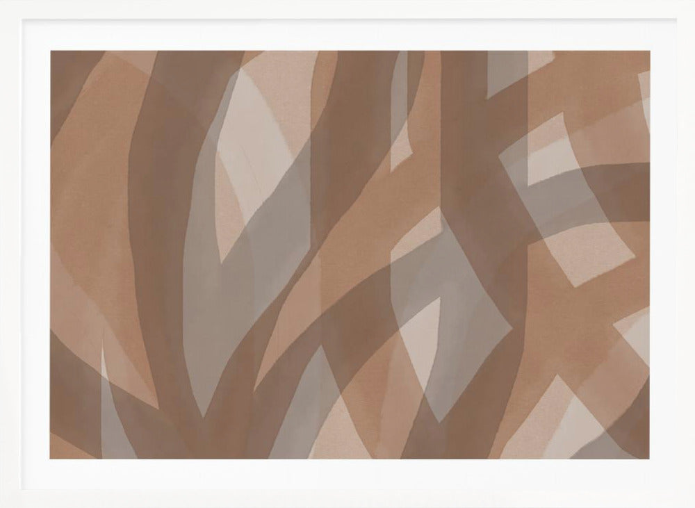 Neutral Abstract Watercolor In Nude and Pastel 5 - Poster / Art Print