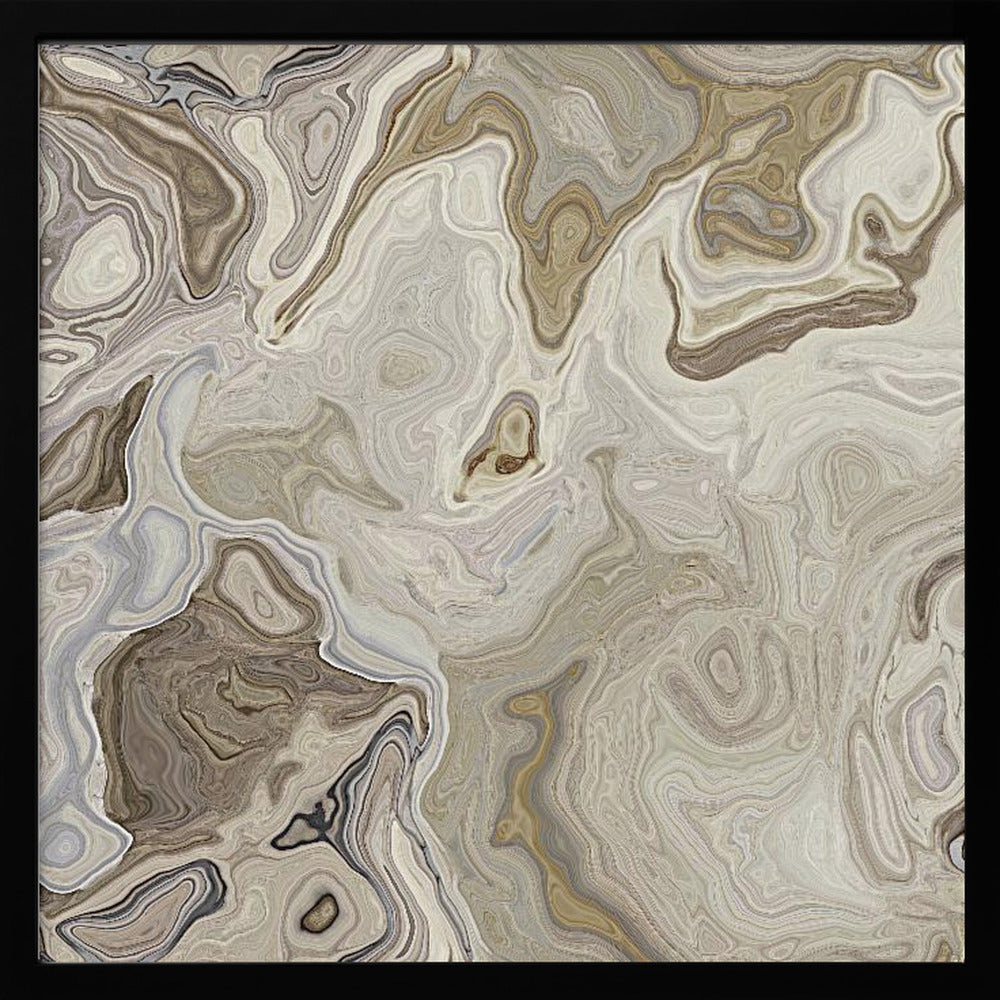 Banded Calcite - Poster / Art Print