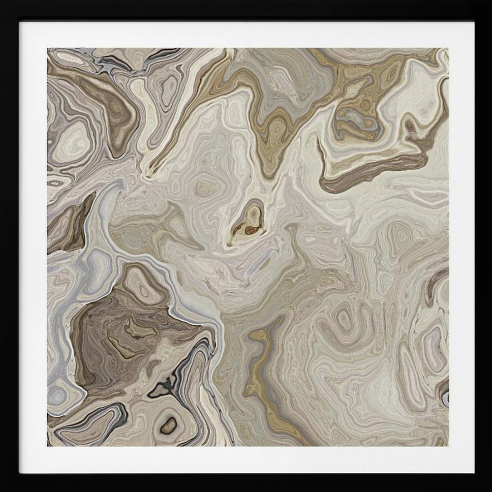 Banded Calcite - Poster / Art Print