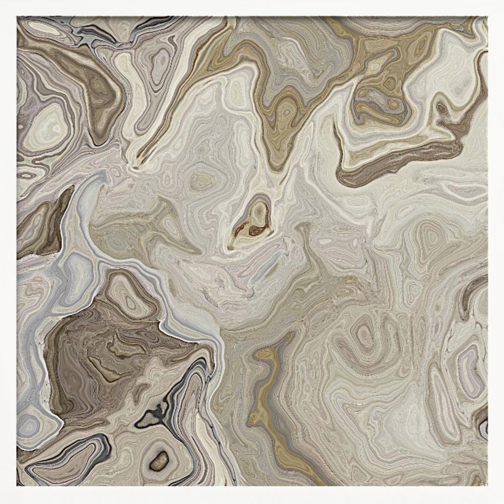 Banded Calcite - Poster / Art Print