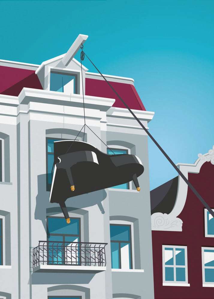 Moving to Amsterdam - Poster / Art Print