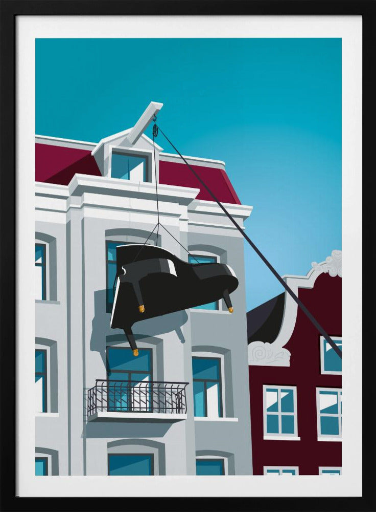 Moving to Amsterdam - Poster / Art Print