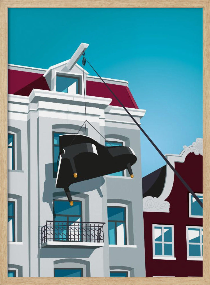 Moving to Amsterdam - Poster / Art Print