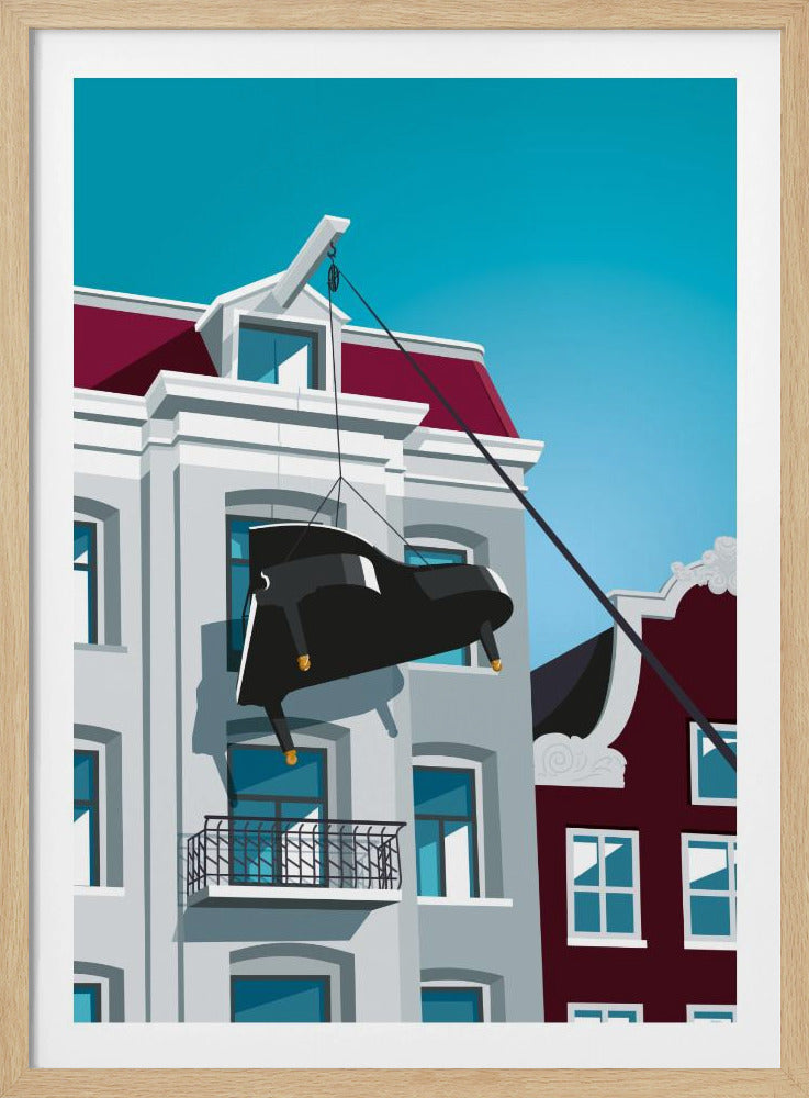 Moving to Amsterdam - Poster / Art Print