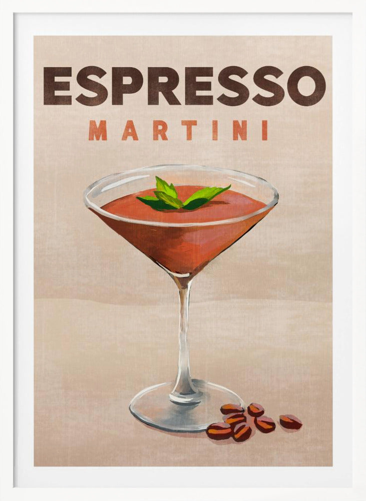 Espresso Martini Cocktail Bar Decor - Poster / Art Print