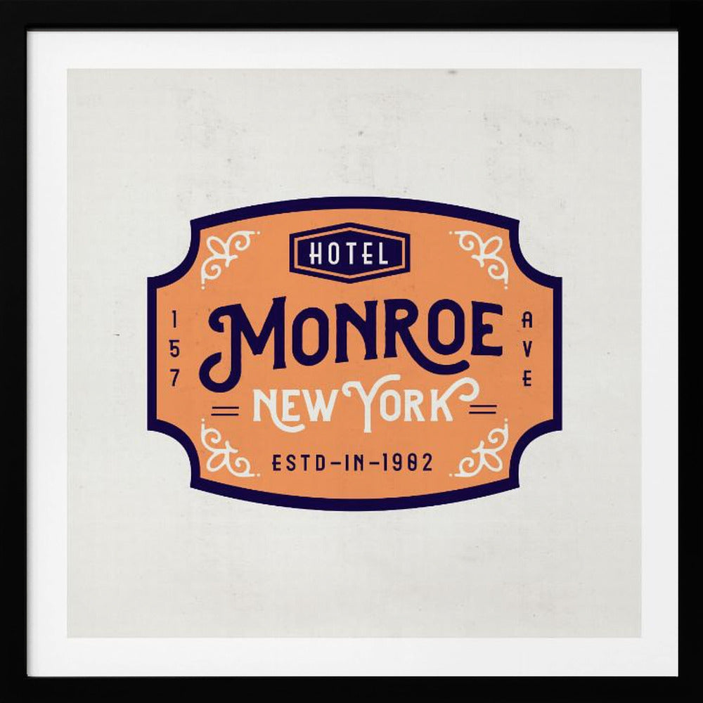 Monroe Hotel New York - Poster / Art Print