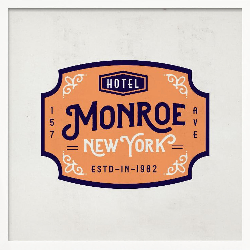 Monroe Hotel New York - Poster / Art Print