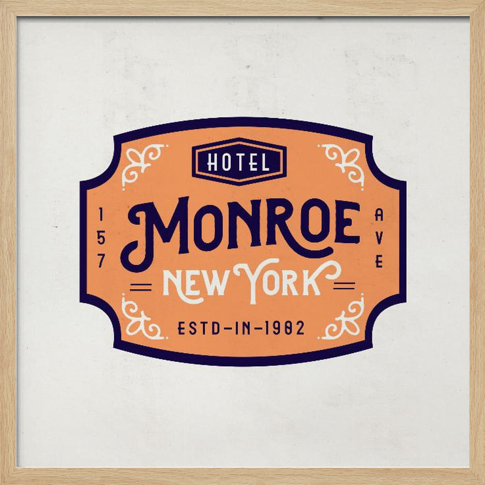 Monroe Hotel New York - Poster / Art Print